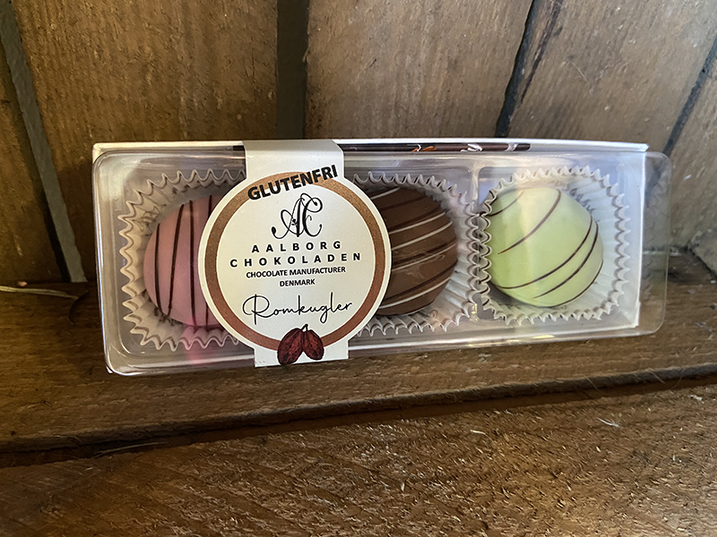 Aalborg Chokoladen: Glutenfri Trøffel Romkugler