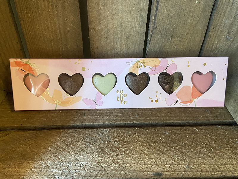 Fyldte chokoladehjerter